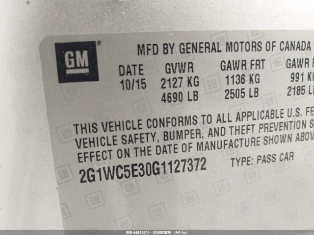 CHEVROLET IMPALA LIMITED LTZ - 9