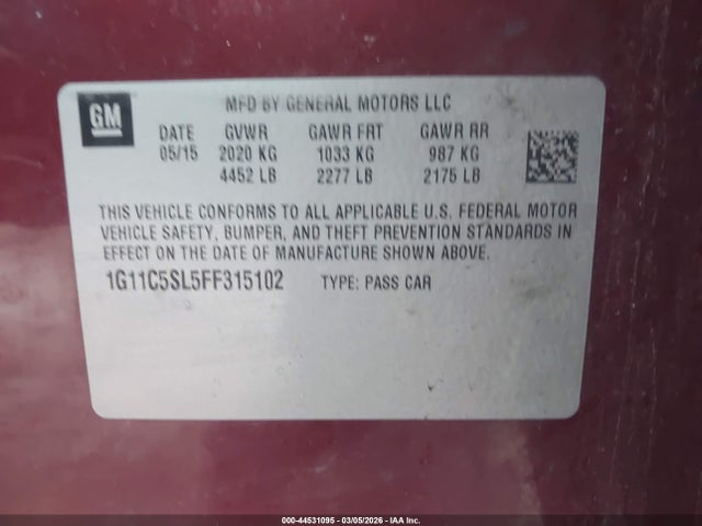 CHEVROLET MALIBU 1LT - 9