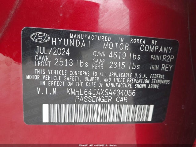 HYUNDAI SONATA SEL - 9