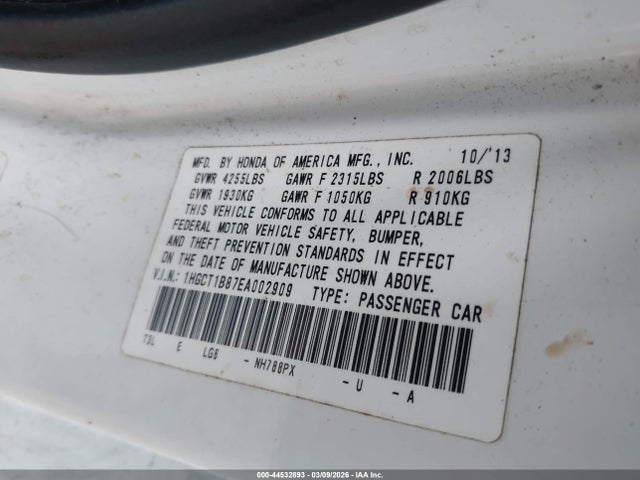 HONDA ACCORD EX-L - 9