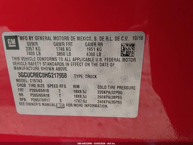 CHEVROLET SILVERADO 1500 1LT - 9