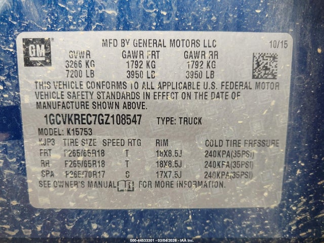 CHEVROLET SILVERADO 1500 - 9