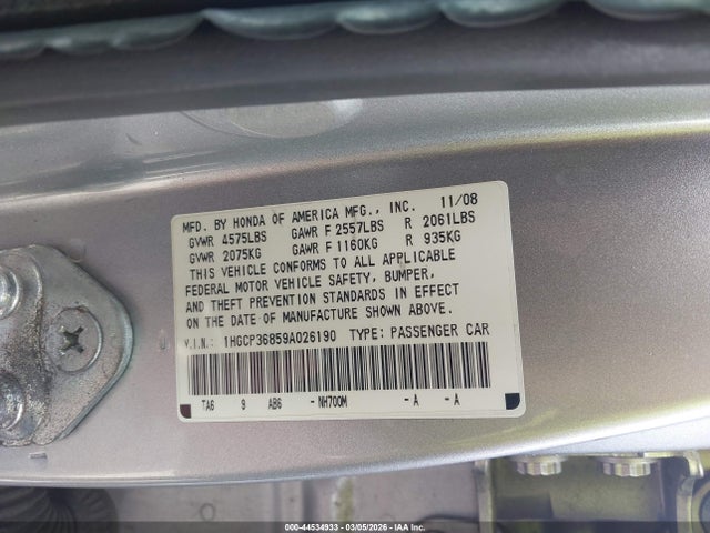 HONDA ACCORD 3.5 EX-L - 9