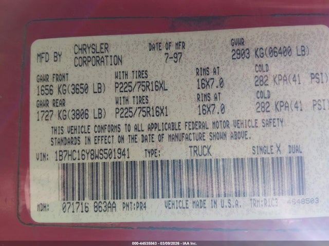 DODGE RAM 1500 ST - 9