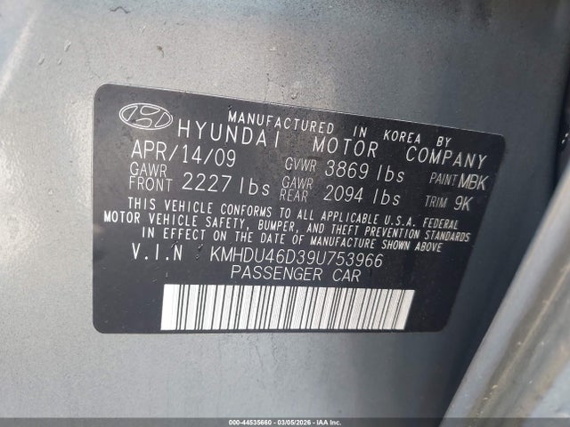 HYUNDAI ELANTRA GLS - 9