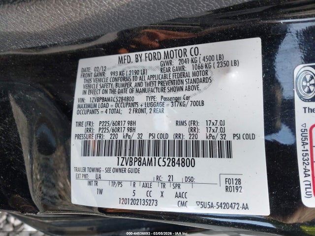 FORD MUSTANG V6 - 9