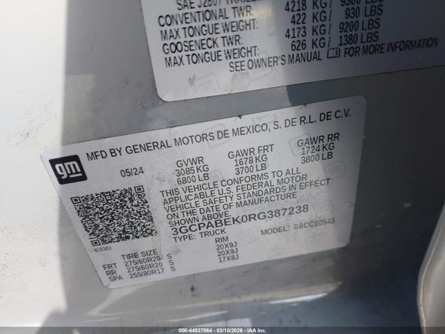 CHEVROLET SILVERADO 1500 2WD SHORT BED CUSTOM - 9