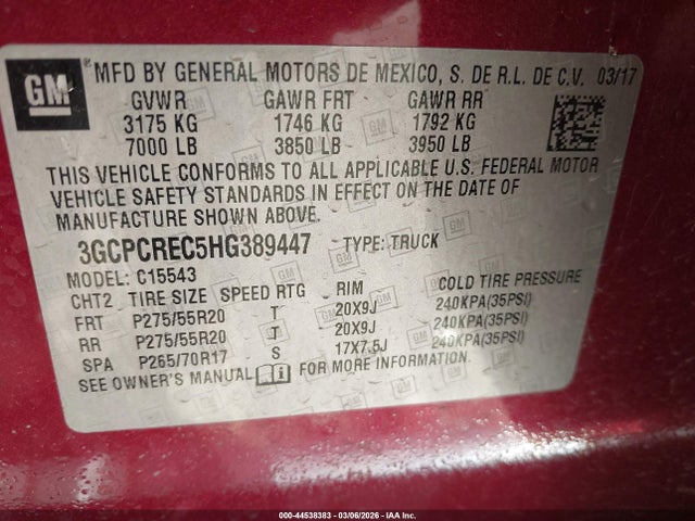 CHEVROLET SILVERADO 1500 1LT - 9