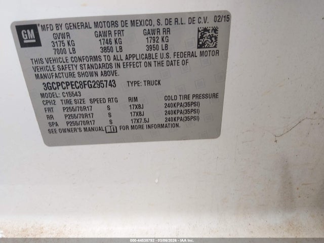 CHEVROLET SILVERADO 1500 WT - 9