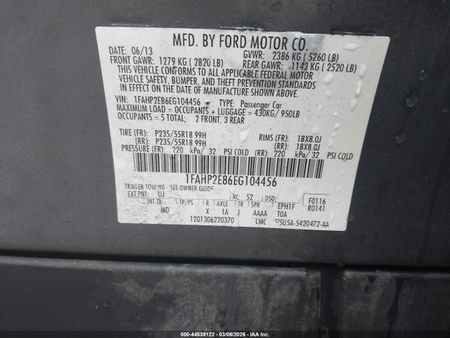 FORD TAURUS SEL - 9