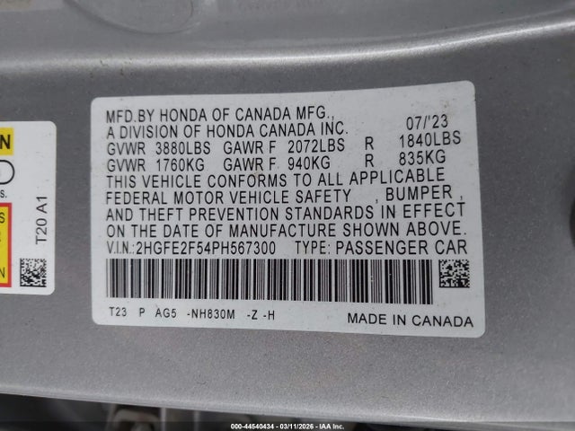 HONDA CIVIC SPORT - 9