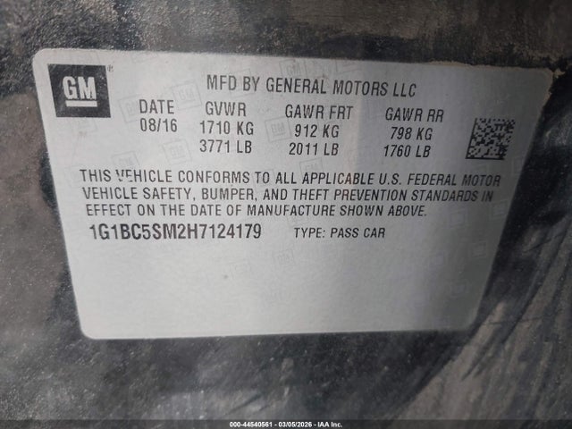 CHEVROLET CRUZE LS AUTO - 9