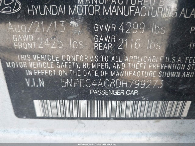 HYUNDAI SONATA SE - 9