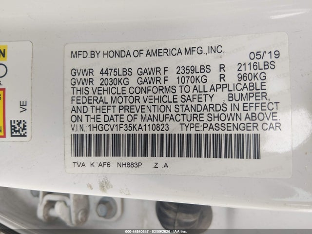 HONDA ACCORD SPORT - 9