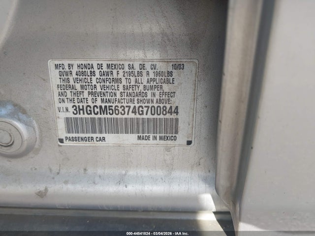 HONDA ACCORD 2.4 LX - 9