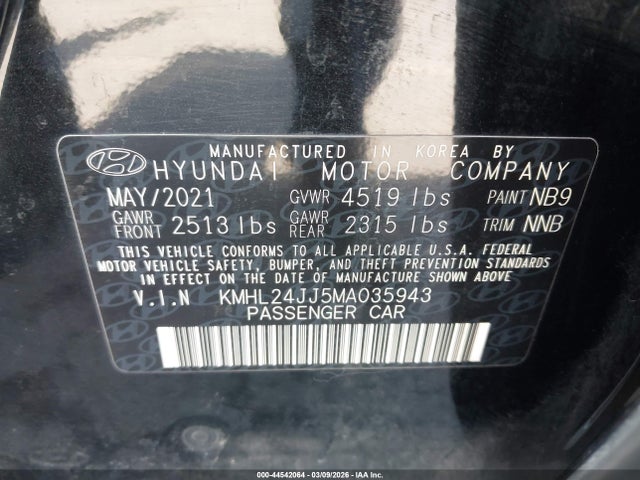 HYUNDAI SONATA BLUE - 9