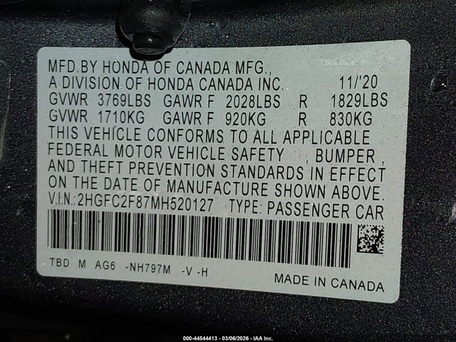 HONDA CIVIC SPORT - 9