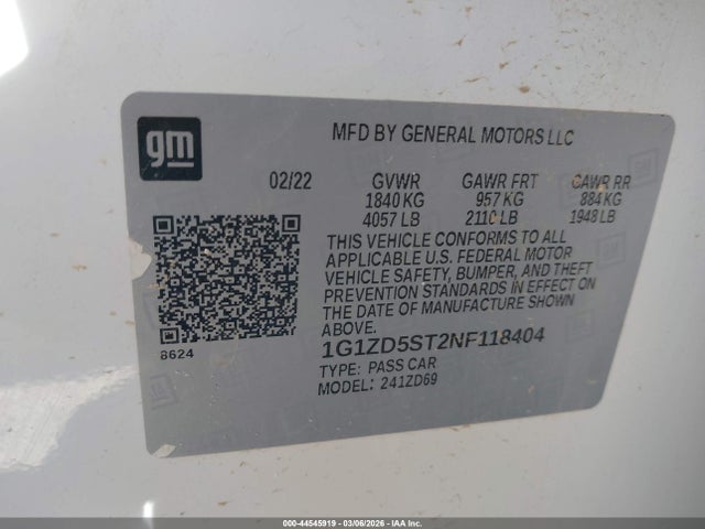 CHEVROLET MALIBU FWD LT - 9