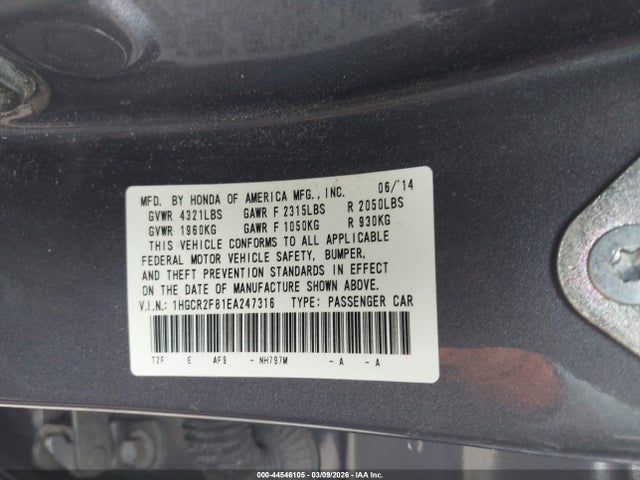 HONDA ACCORD EX-L - 9