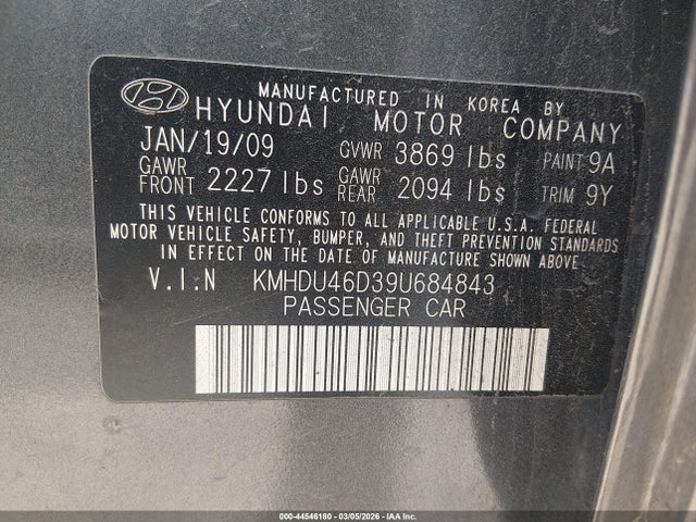 HYUNDAI ELANTRA GLS - 9