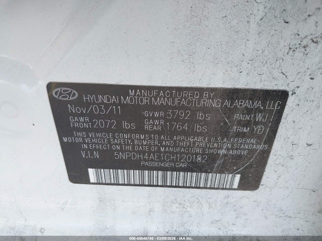 HYUNDAI ELANTRA LIMITED - 9