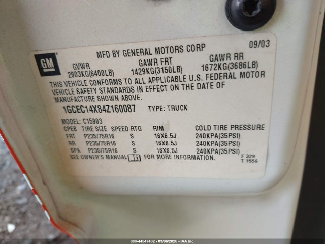 CHEVROLET SILVERADO 1500 WORK TRUCK - 9