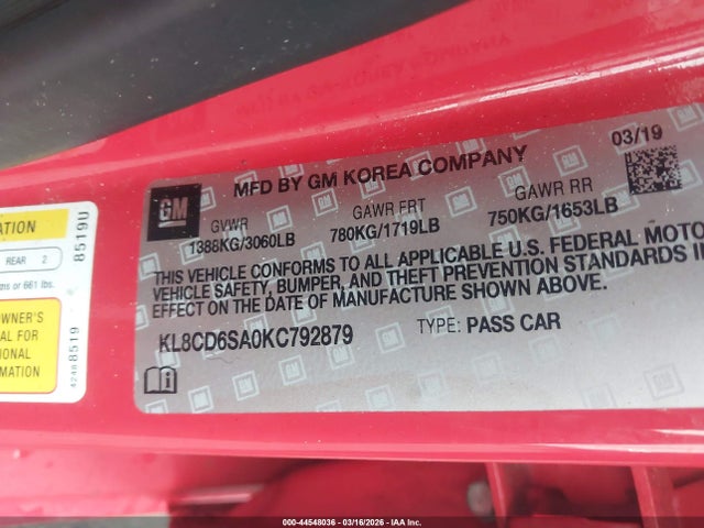 CHEVROLET SPARK 1LT CVT - 9