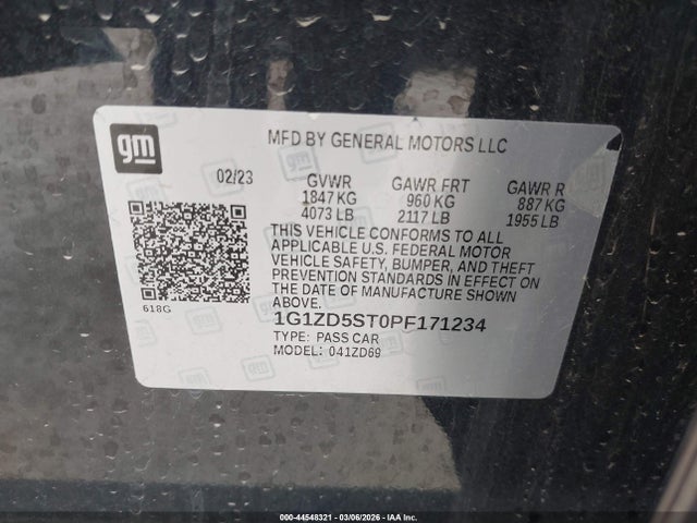 2023 CHEVROLET MALIBU FWD 1LT 9