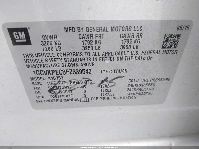 CHEVROLET SILVERADO 1500 - 9