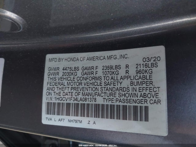 HONDA ACCORD SPORT - 9