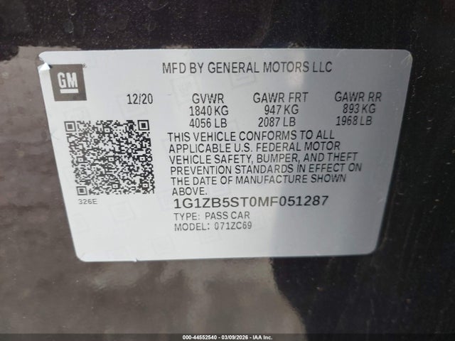 CHEVROLET MALIBU FWD LS - 9