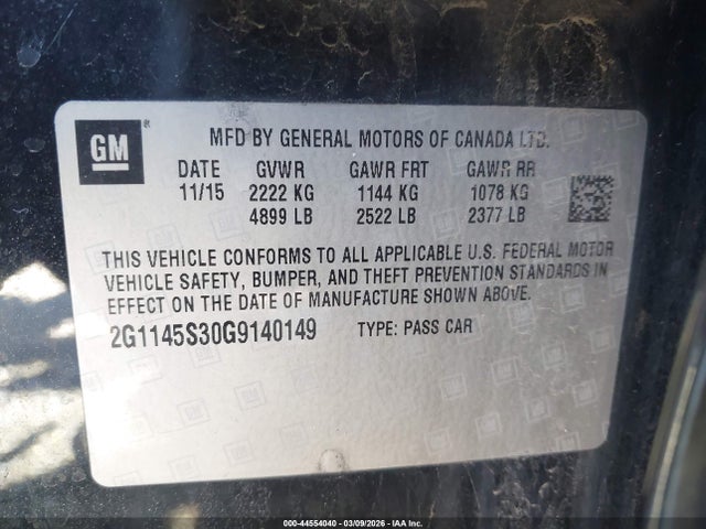 CHEVROLET IMPALA 2LZ - 9