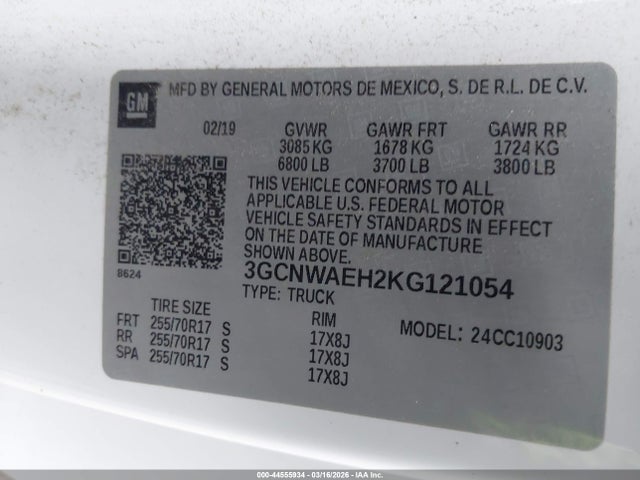 CHEVROLET SILVERADO 1500 WORK TRUCK - 9