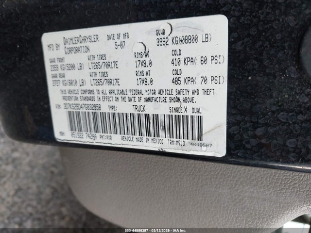 DODGE RAM 2500 SLT/TRX4 OFF ROAD/SPORT/POWER WAGON - 9