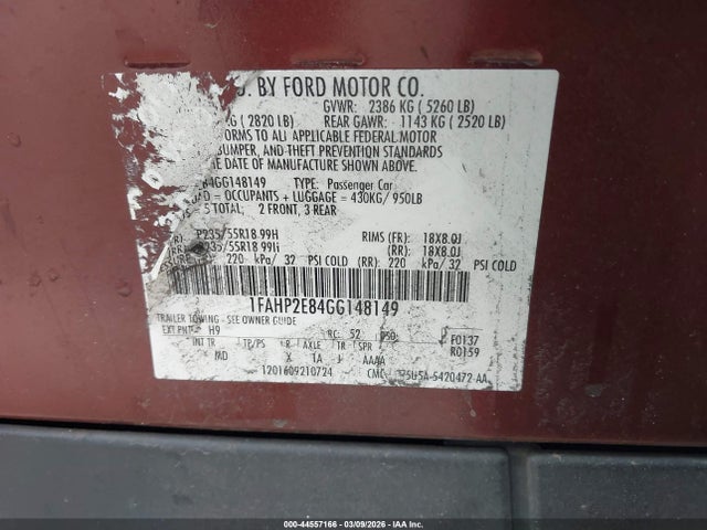FORD TAURUS SEL - 9