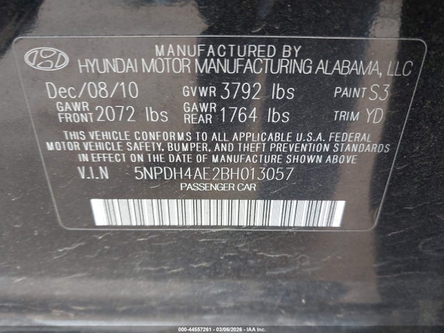 HYUNDAI ELANTRA LIMITED - 9