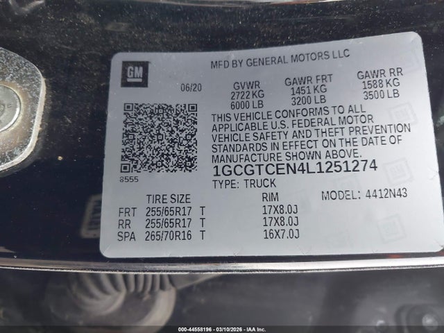 CHEVROLET COLORADO 4WD SHORT BOX LT - 9