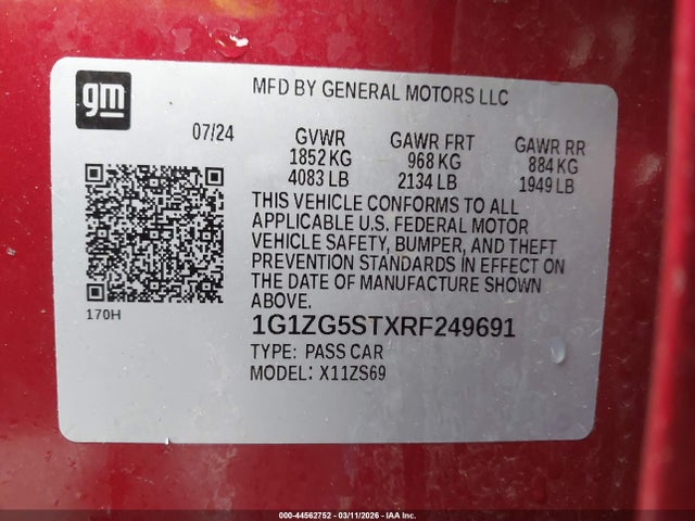 CHEVROLET MALIBU FWD RS - 9