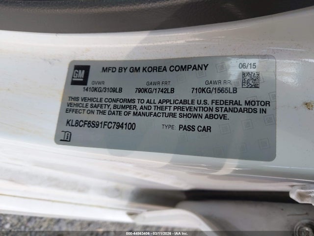 CHEVROLET SPARK 2LT CVT - 9