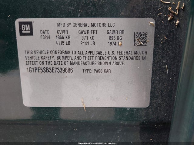 CHEVROLET CRUZE 2LT AUTO - 9