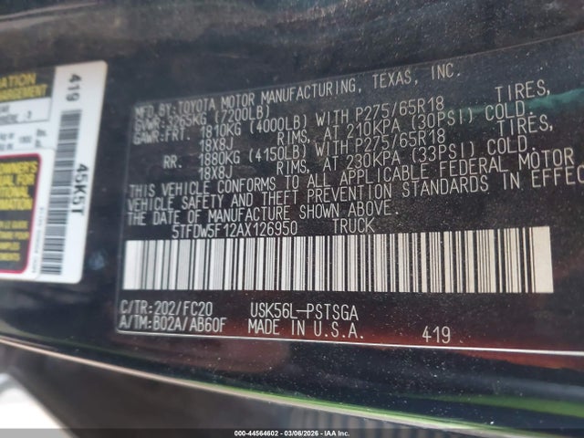 TOYOTA TUNDRA - 9