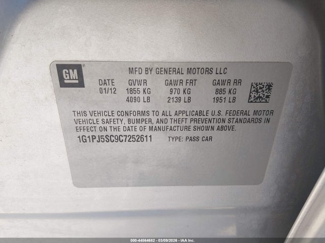 CHEVROLET CRUZE ECO - 9