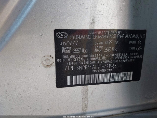 HYUNDAI SONATA SEL - 9