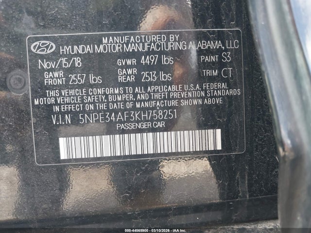 HYUNDAI SONATA SEL - 9