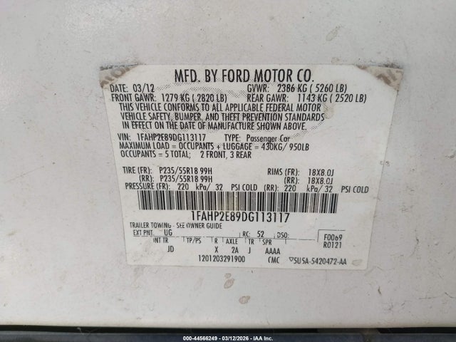 FORD TAURUS SEL - 9