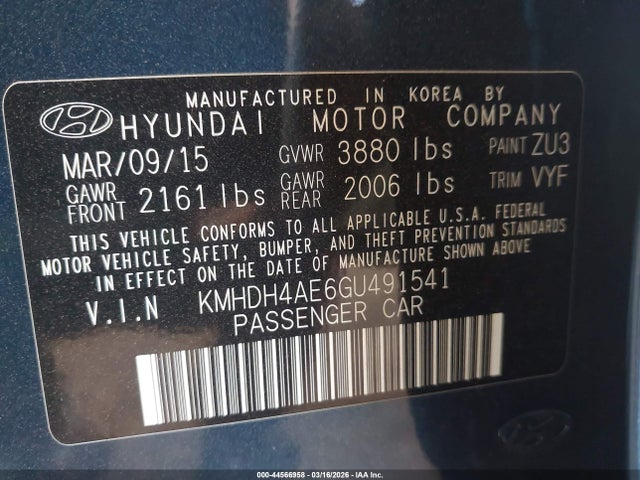 HYUNDAI ELANTRA VALUE EDITION - 9