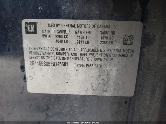 CHEVROLET IMPALA 2LZ - 9