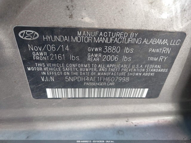 HYUNDAI ELANTRA SE - 9