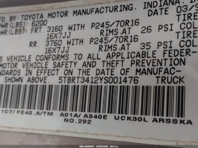 TOYOTA TUNDRA - 9
