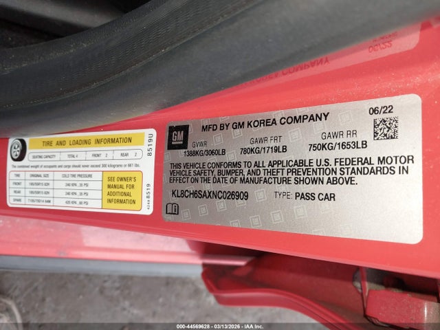 CHEVROLET SPARK FWD ACTIV AUTOMATIC - 9